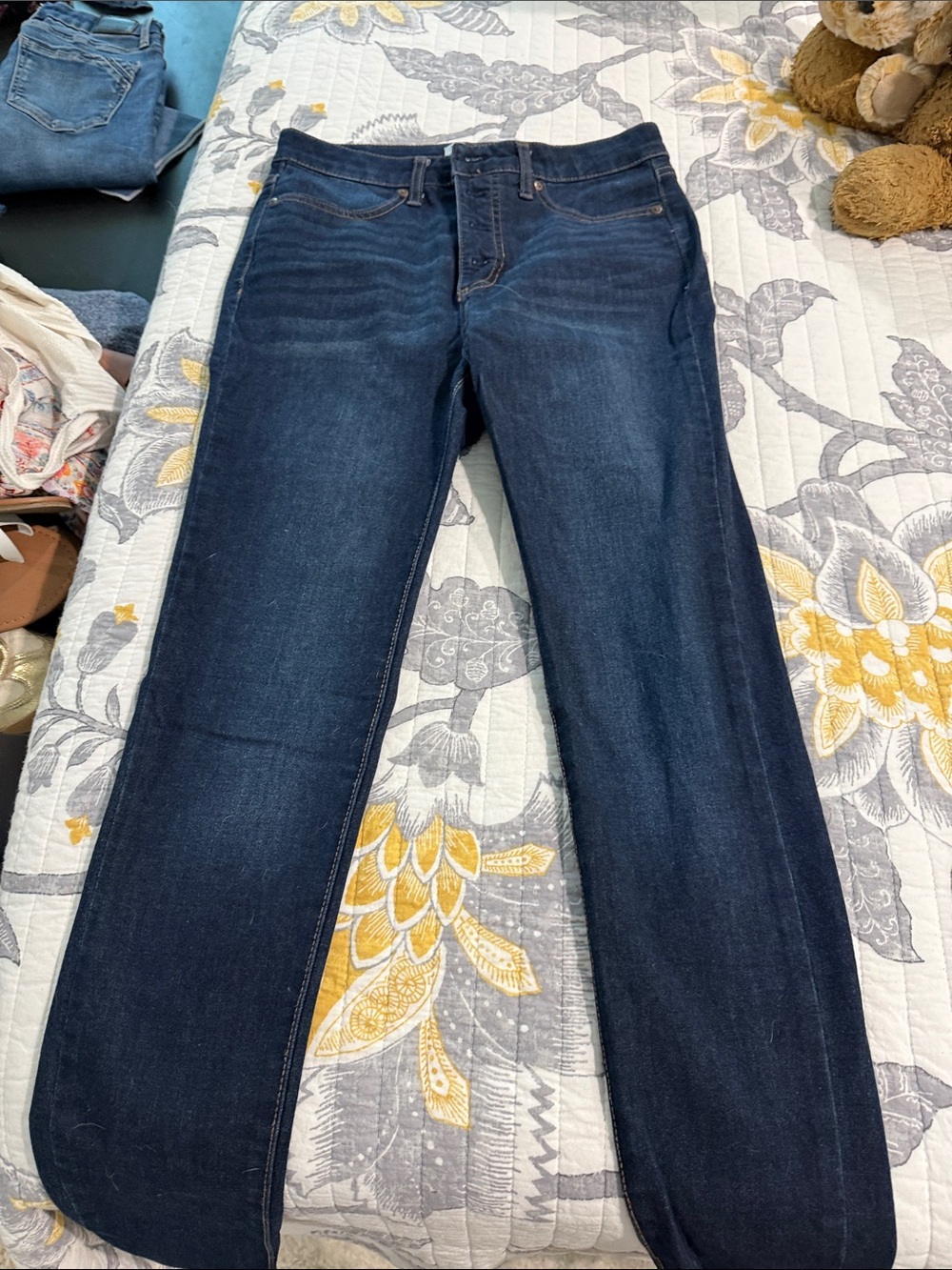 Women's Dark Blue Stretch Jeans